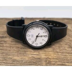 Timex Black With White Dial 33mm Watch